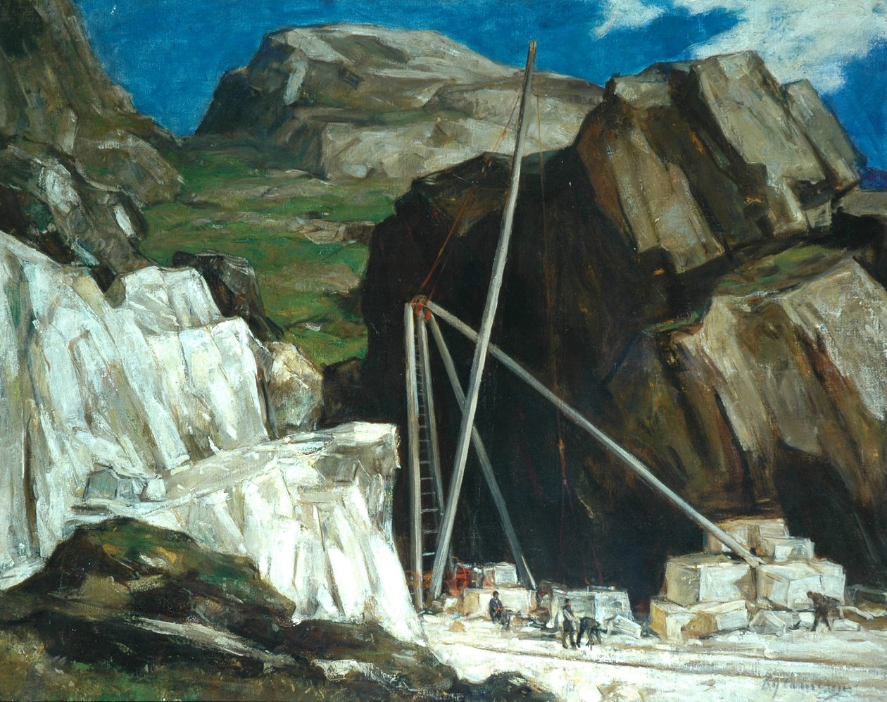 Marmorbruddet, Iona af David Young Cameron