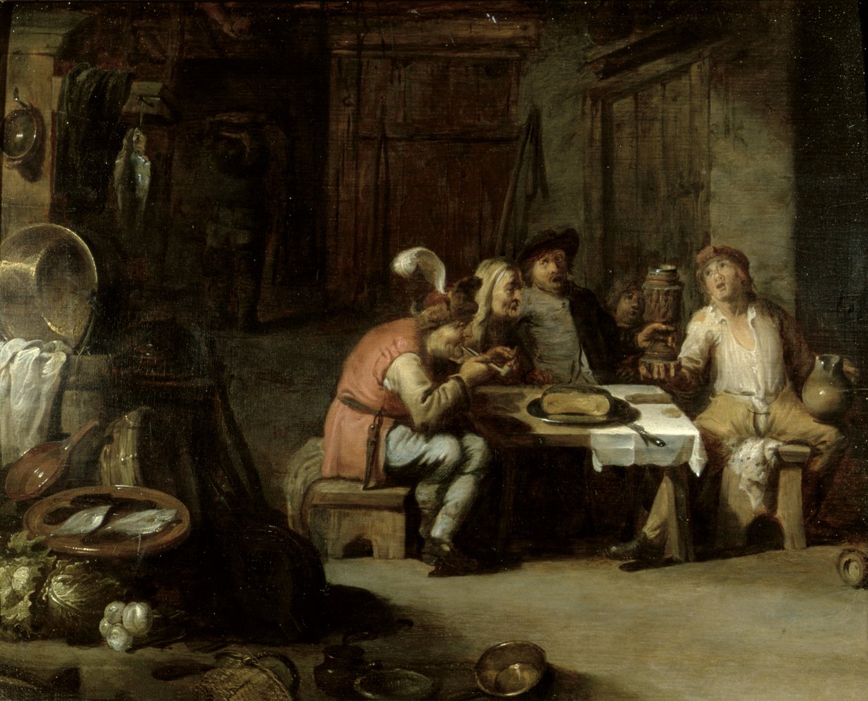 Interiør af en Alehouse, ca. 1630