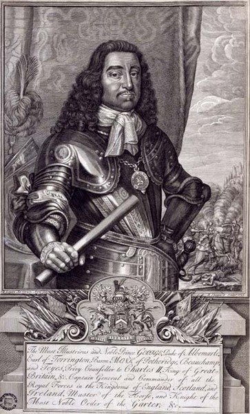 George Monck af David (after) Loggan