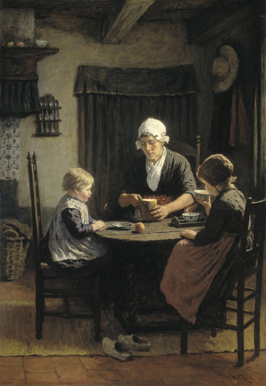 Hos bedstemor af David Adolph Constant Artz