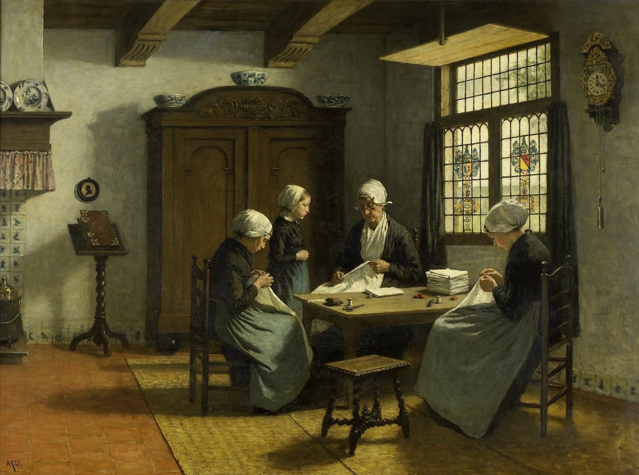 På børnehjemmet i Katwijk-Binnen af David Adolph Constant Artz