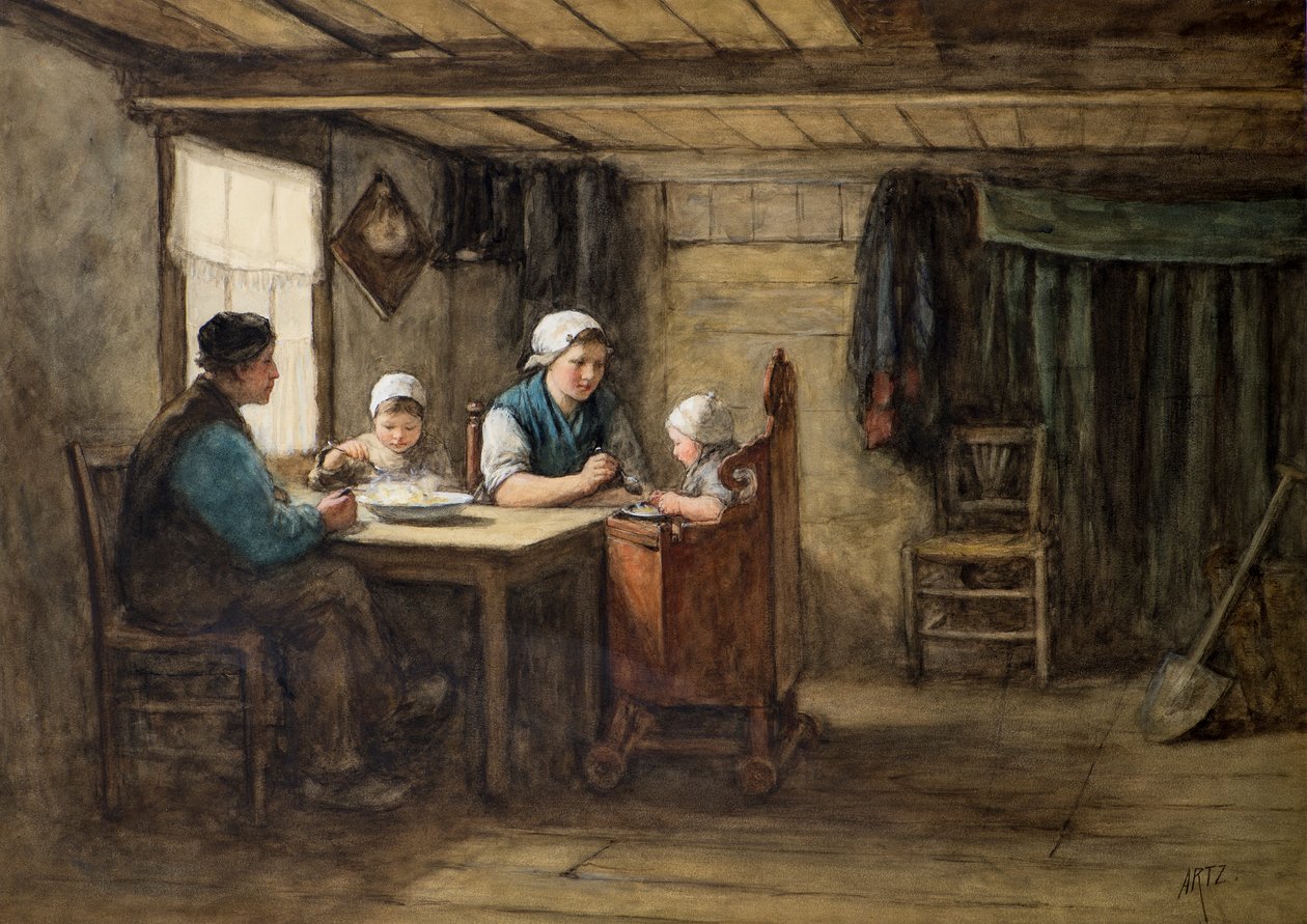 Middagsmåltidet af David Adolph Constant Artz