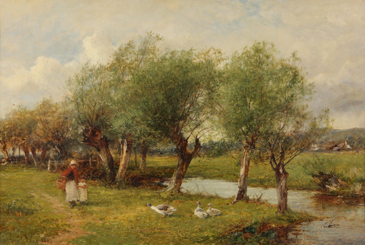 Fodring af gæs af David Bates