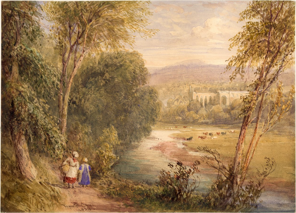 Bolton Abbey af David Cox