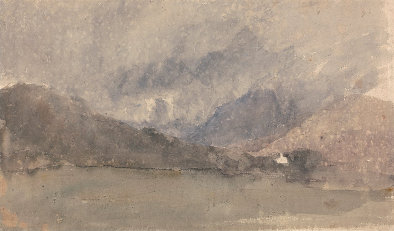 Curig Chapel, Caernarvonshire, Wales af David Cox