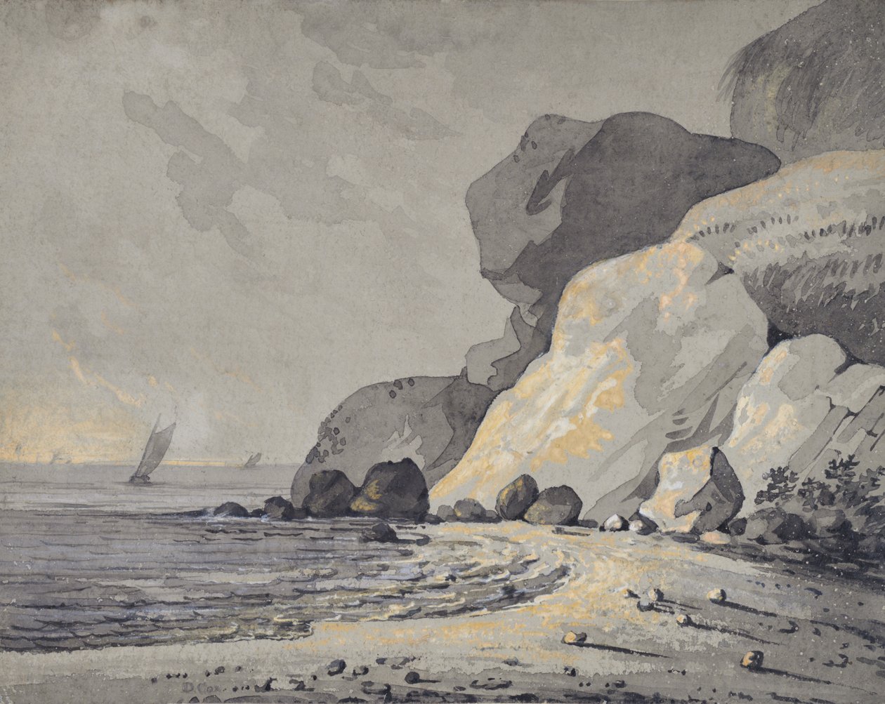 Kystscene af David Cox