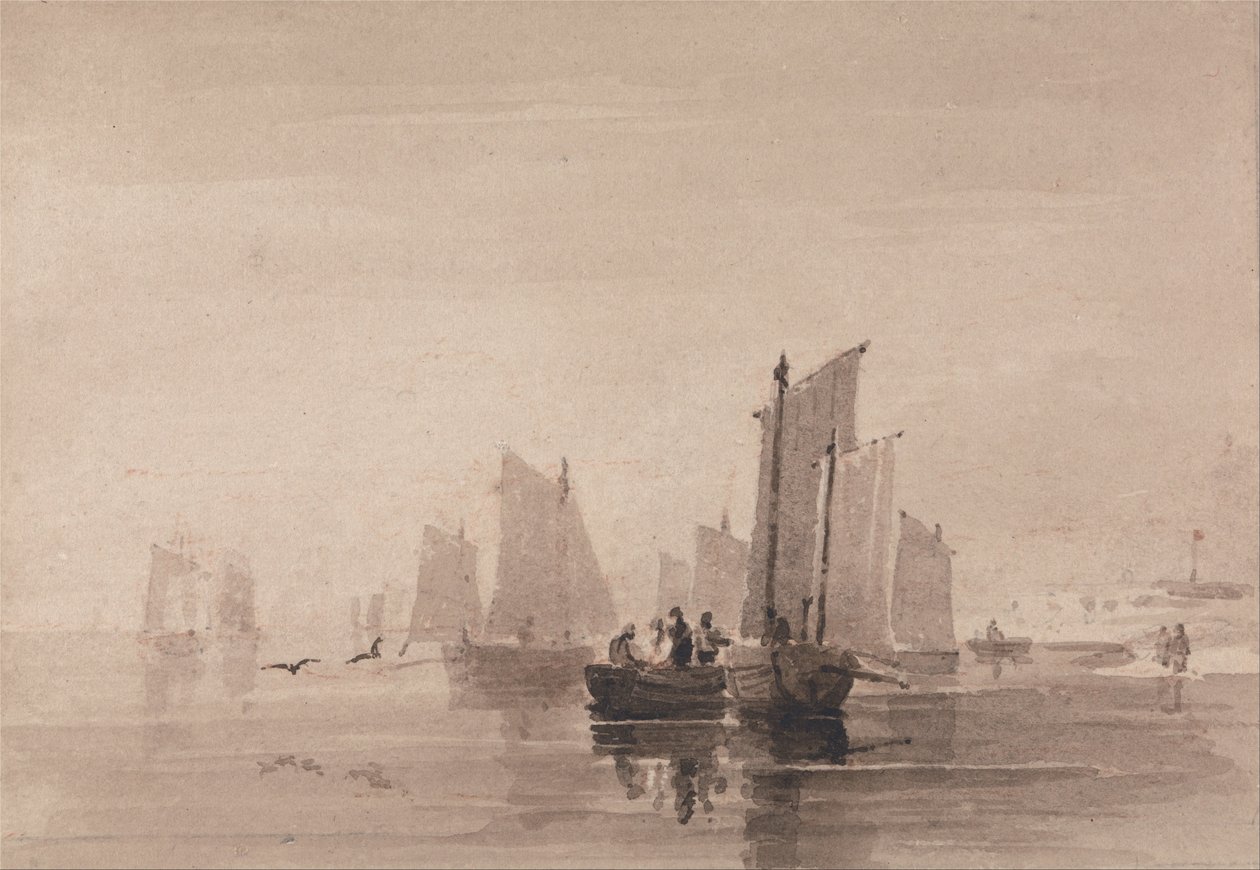 Fiskeri ud for Hastings af David Cox