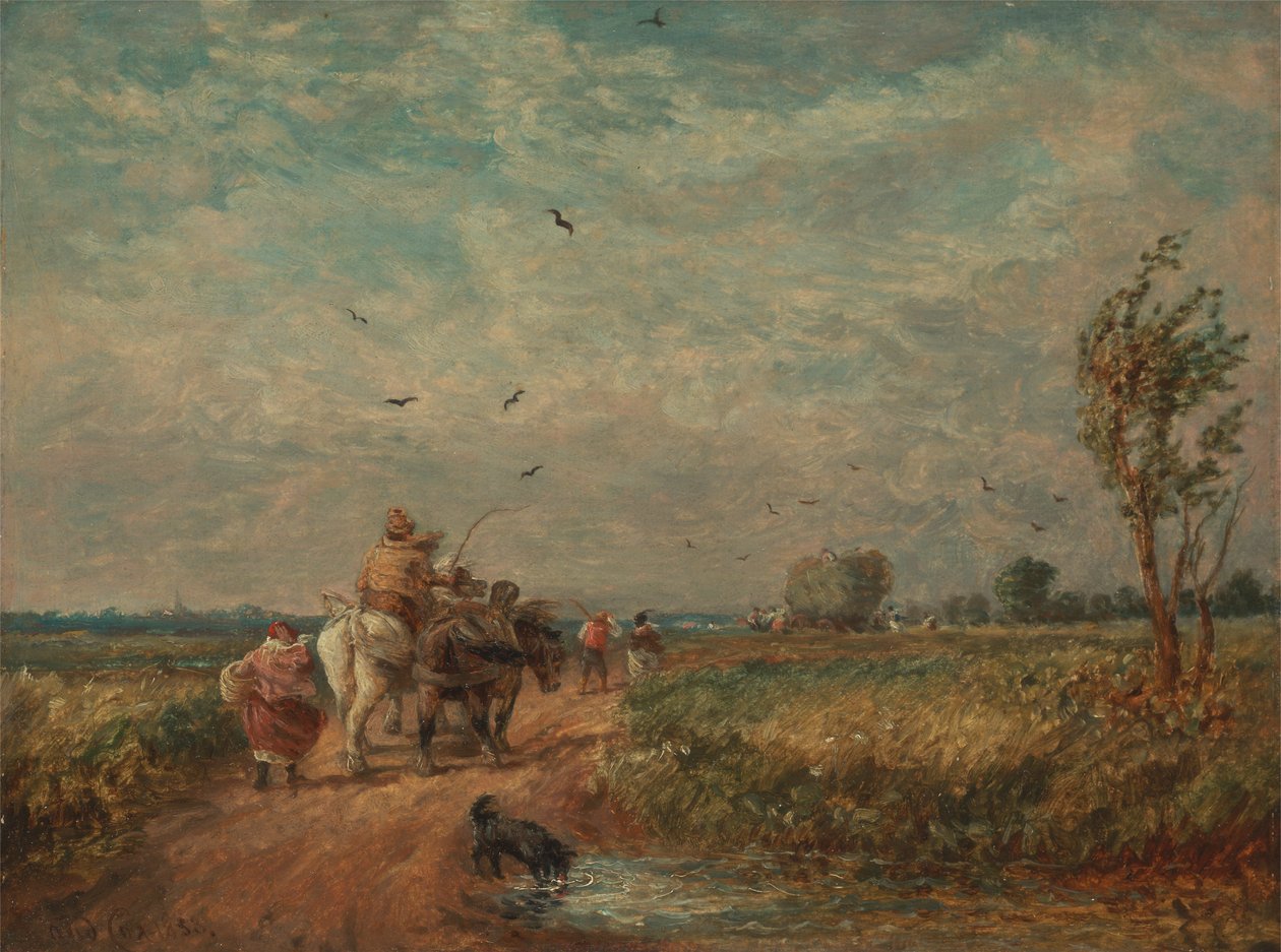 Går til hømarken af David Cox