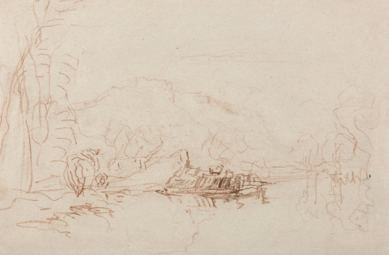 Flodscene af David Cox