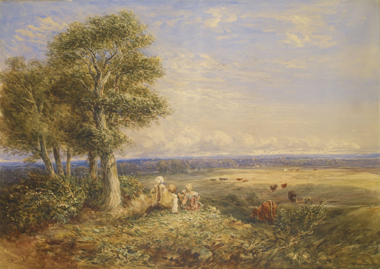 Skylærken, 1848 af David Cox