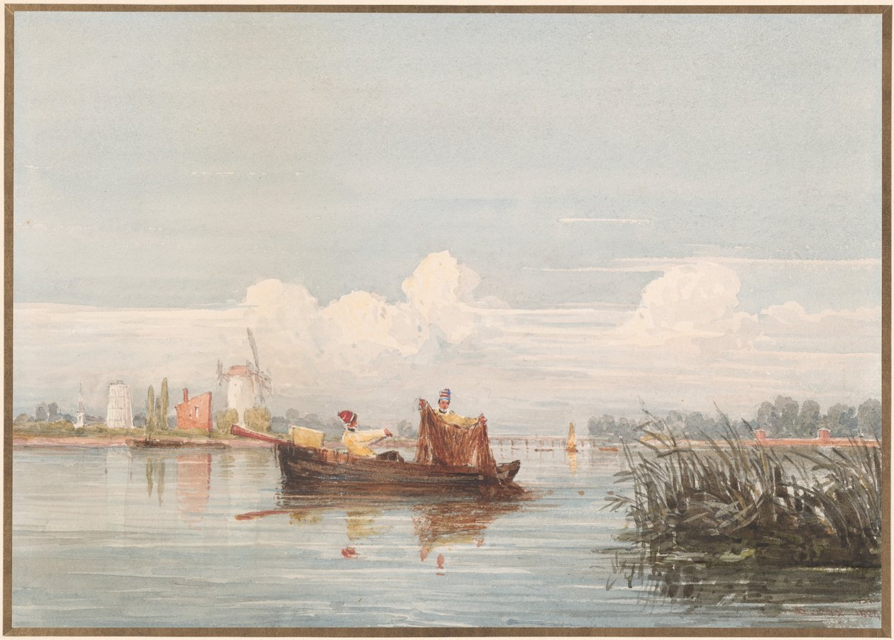 Themsen ved Battersea af David Cox