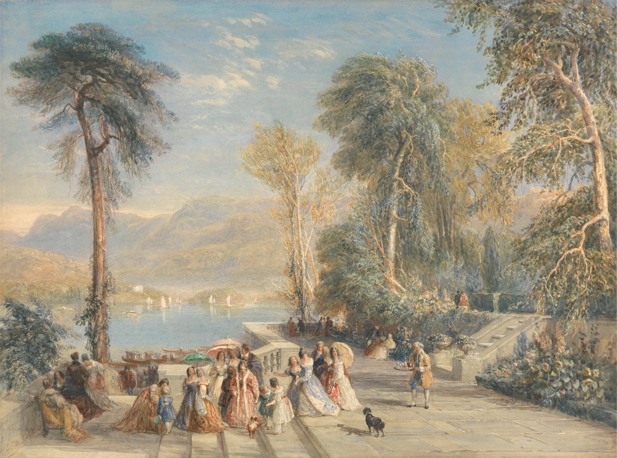Windermere under Regattaen af David Cox