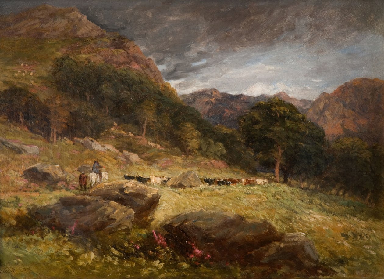 Kvægdrev, 1849. af David Cox the elder