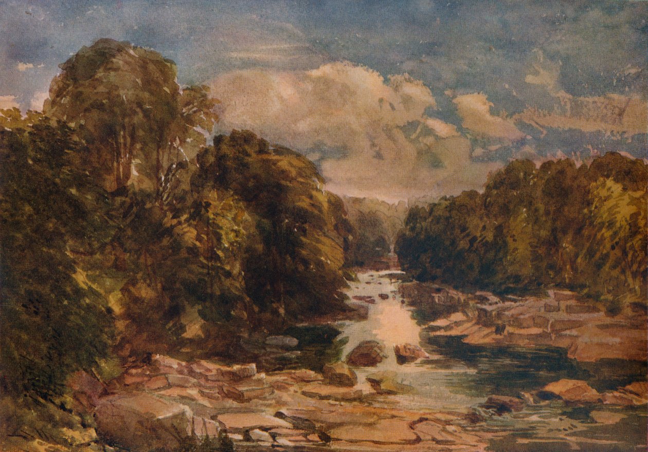Rokeby on the Tees, c1841 af David Cox the elder