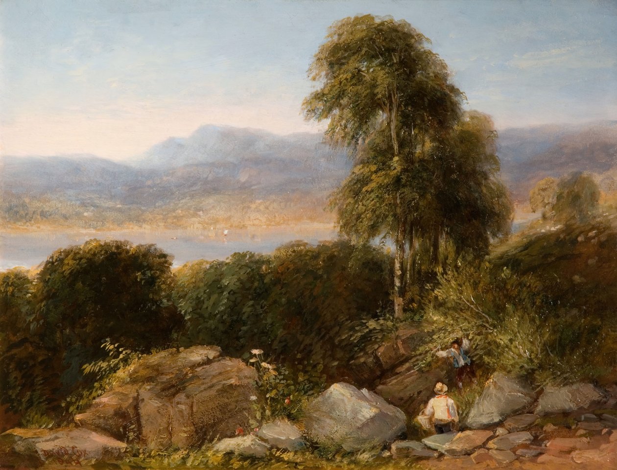 Windermere, 1844. af David Cox the elder