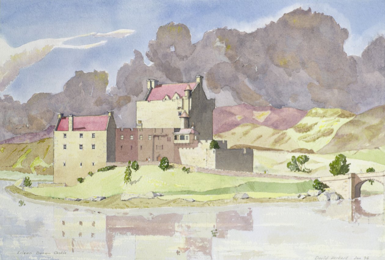 Eilean Donan, 1996 (wc) af David Herbert