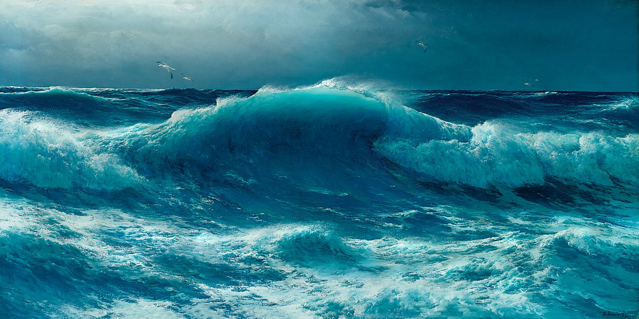 Atlantisk rulle, 1895 af David James