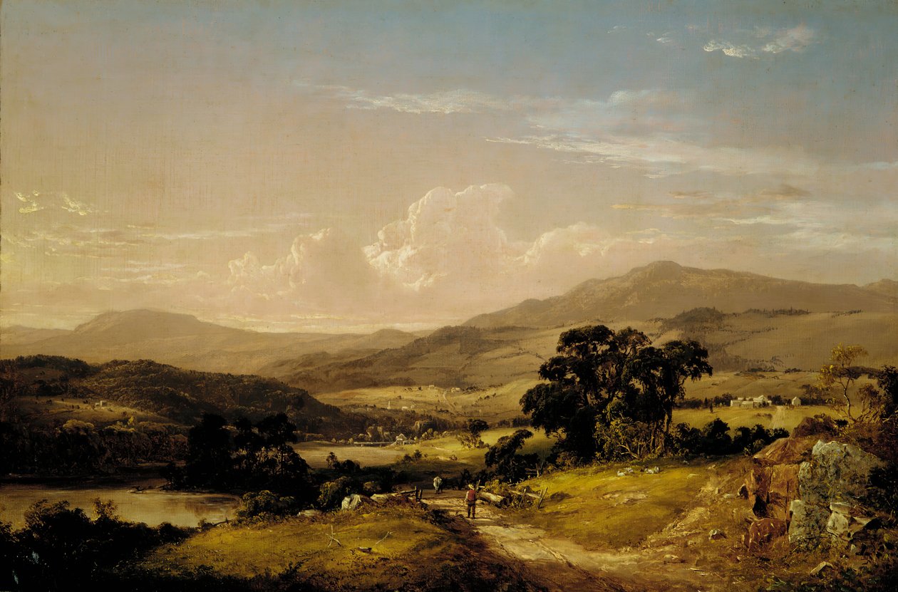 I nærheden af Squam Lake, New Hampshire, 1856. af David Johnson