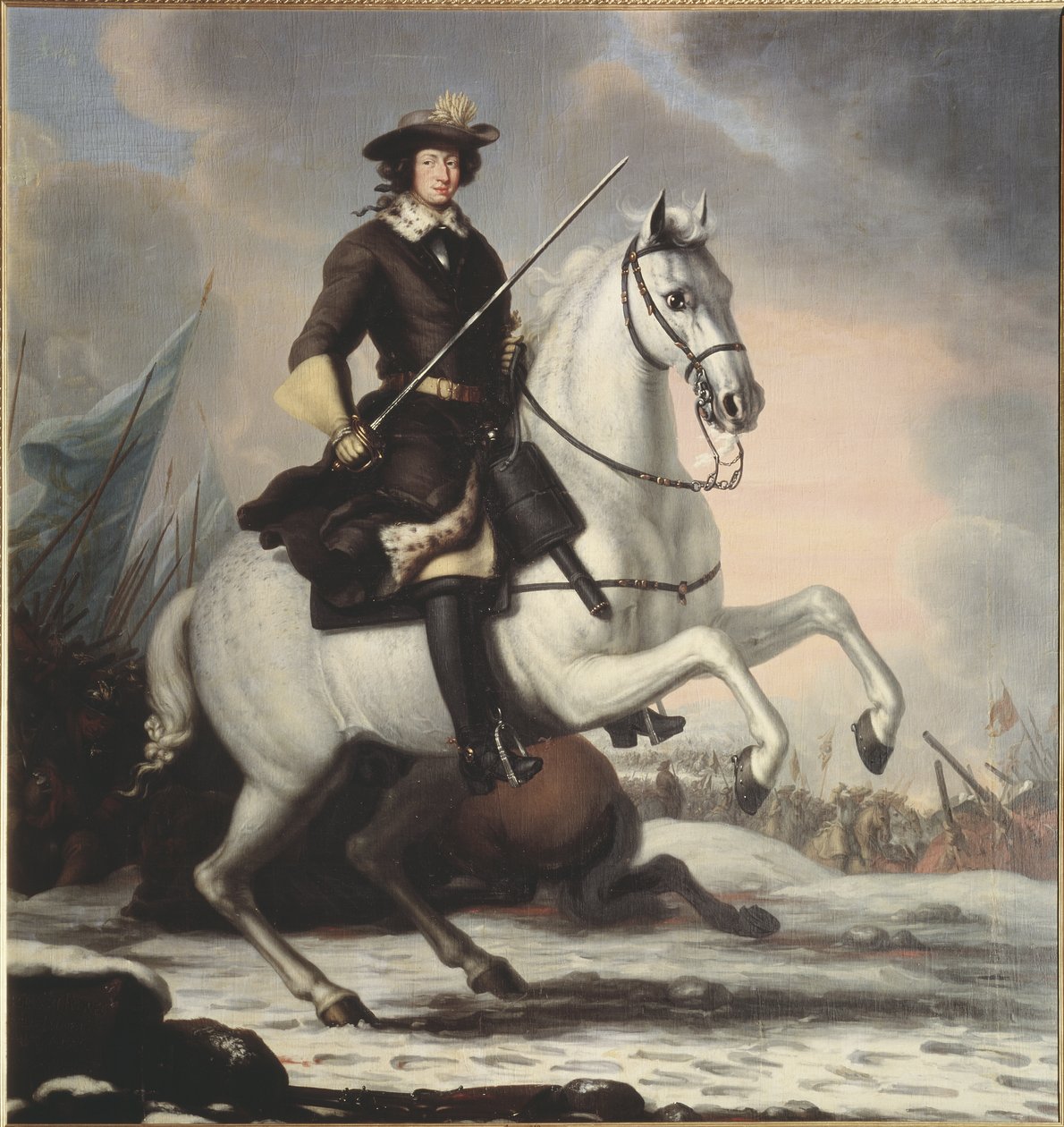 Kong Karl XI, 1676 af David Klöcker Ehrenstrahl