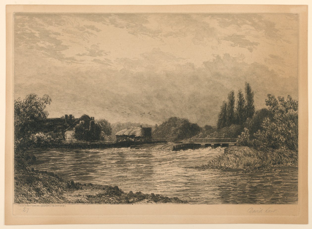 Pangbourne Weir af David Law