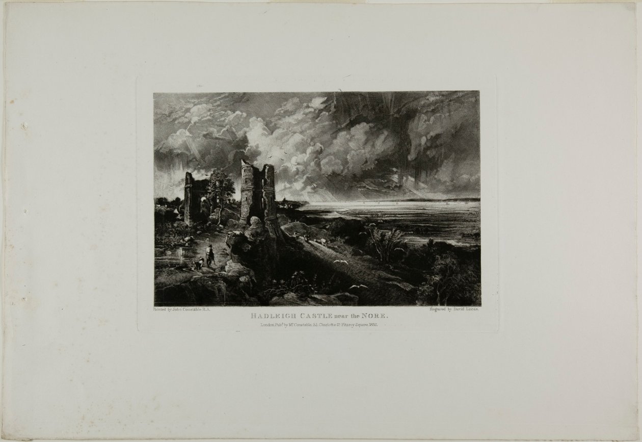 Hadleigh Castle nær Nore af David Lucas