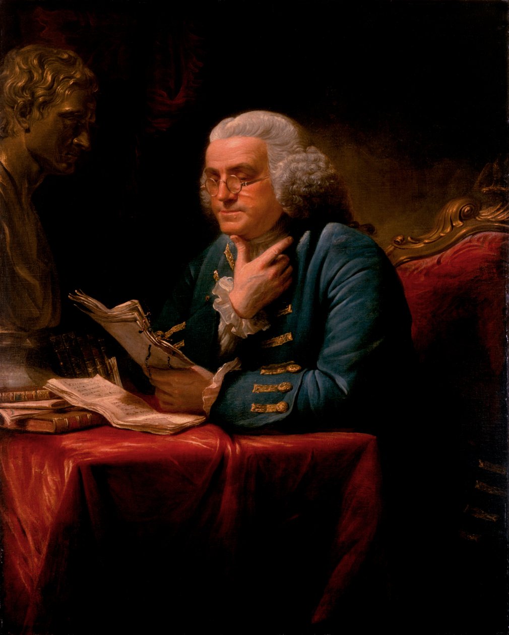 Benjamin Franklin af David Martin