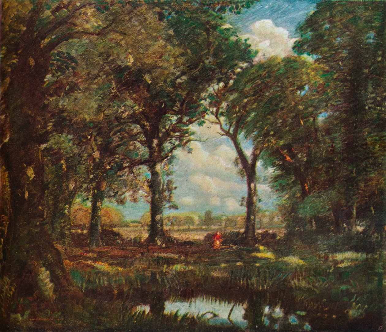 A Woodland Pool, c1905 af David Muirhead