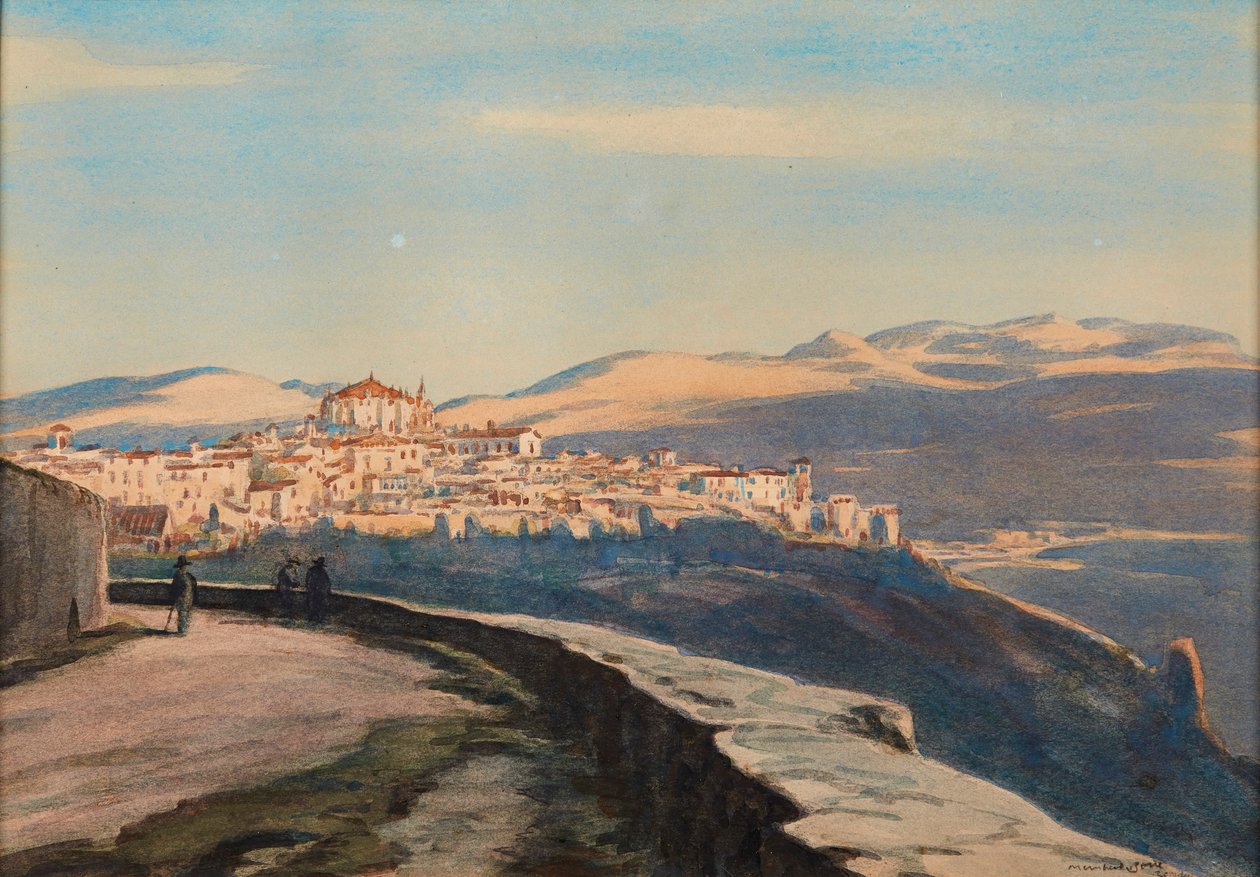 Ronda (akvarel) af David Muirhead Bone