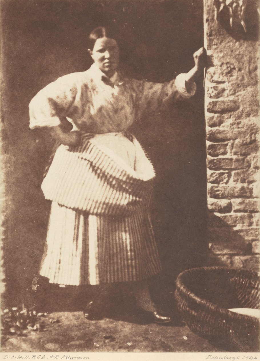En fiskerkvinde fra Newhaven, 1844 (foto) af David Octavius Hill