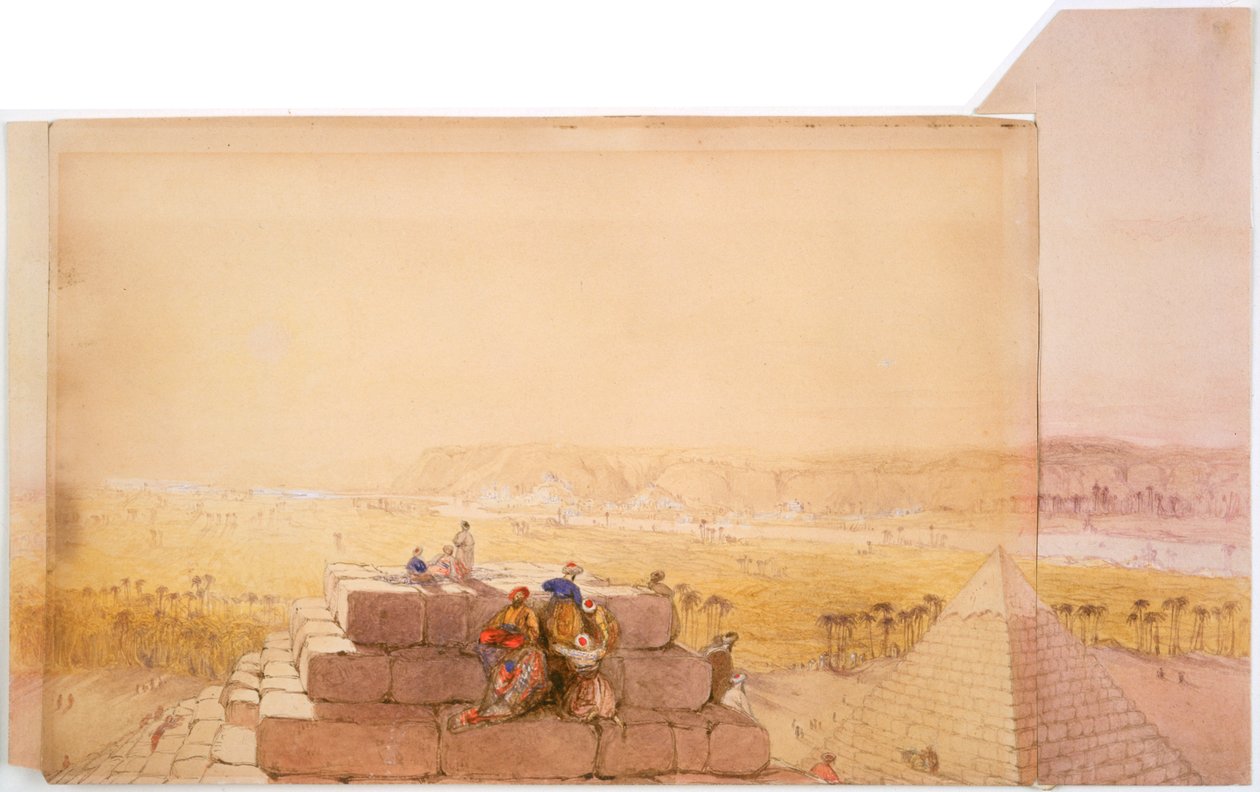 Pyramider, 1800-tallet af David Roberts
