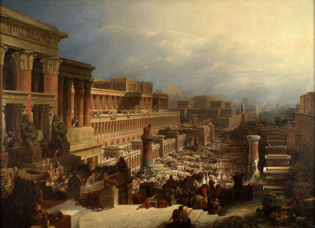 Israelitternes afgang, 1829 af David Roberts