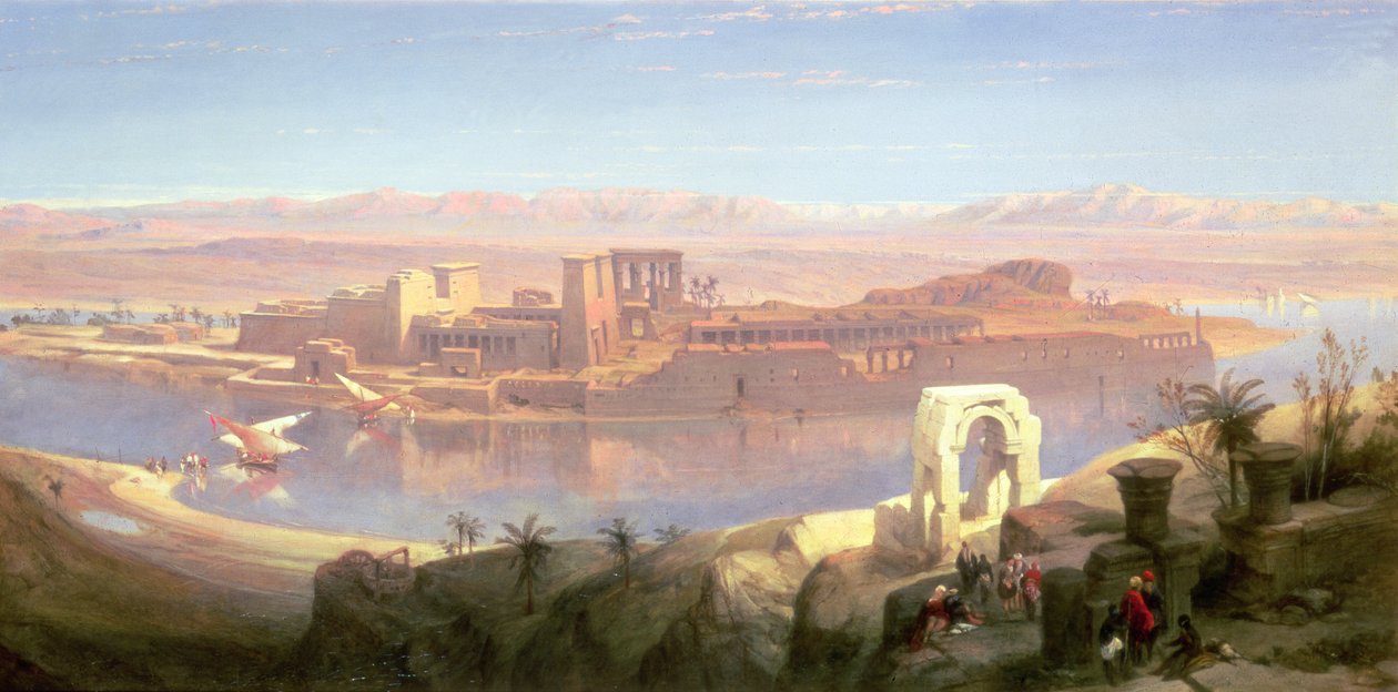 Øen Philae, Nubien af David Roberts