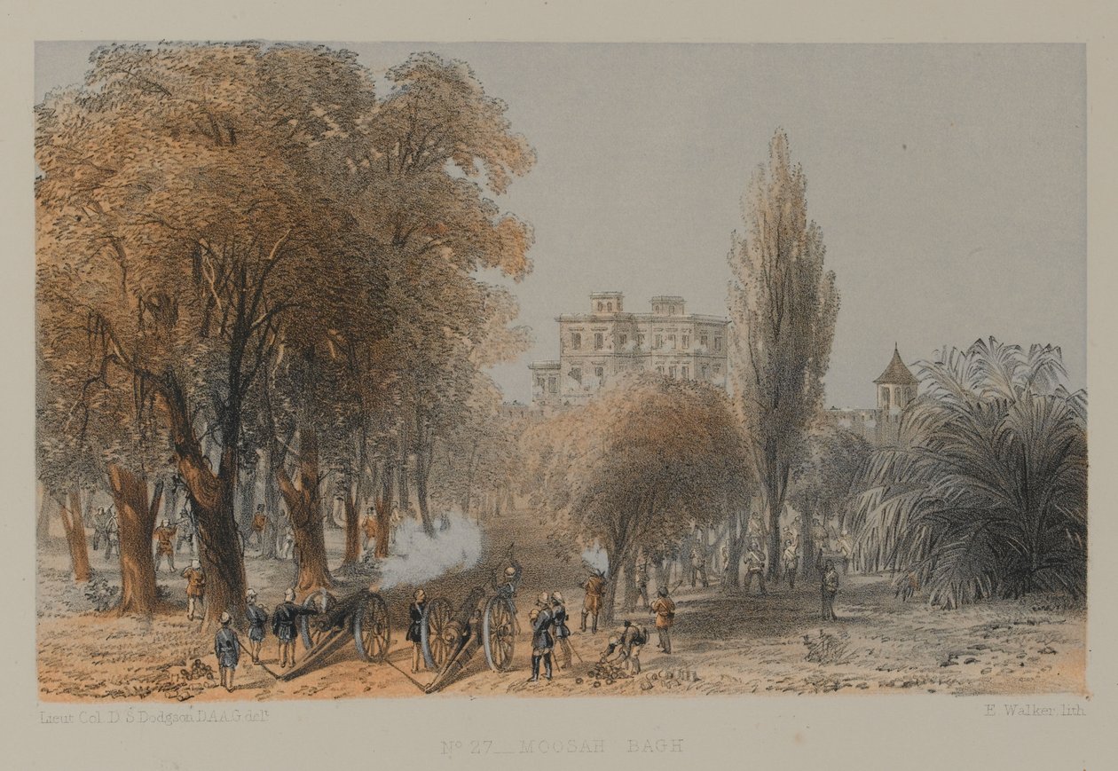 Moosa Bagh af David Scott Lieutenant Colonel (after) Dodgson