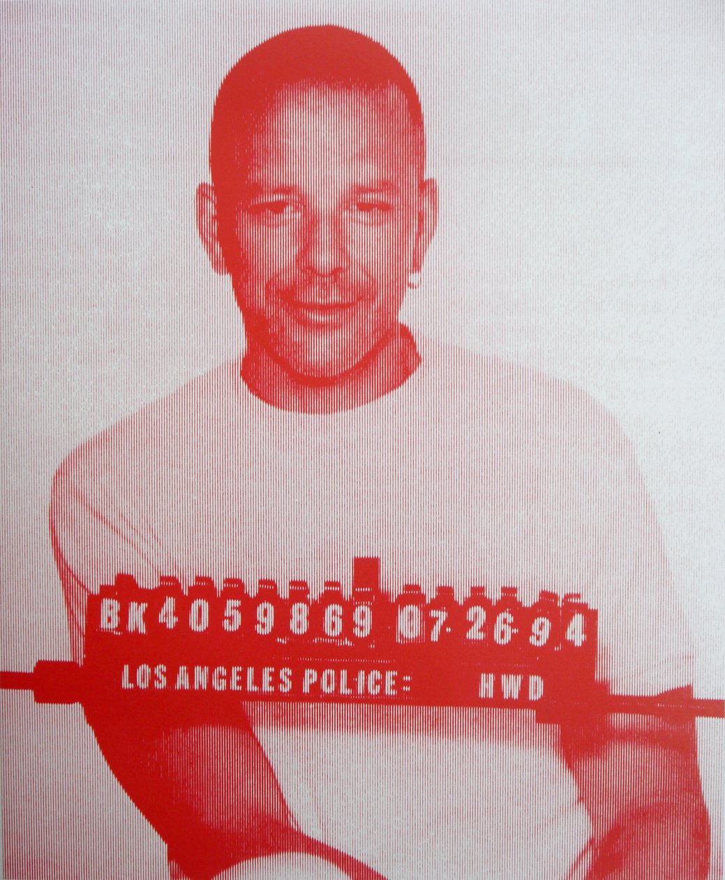 Mickey Rourke II (serigrafi på papir) af David Studwell