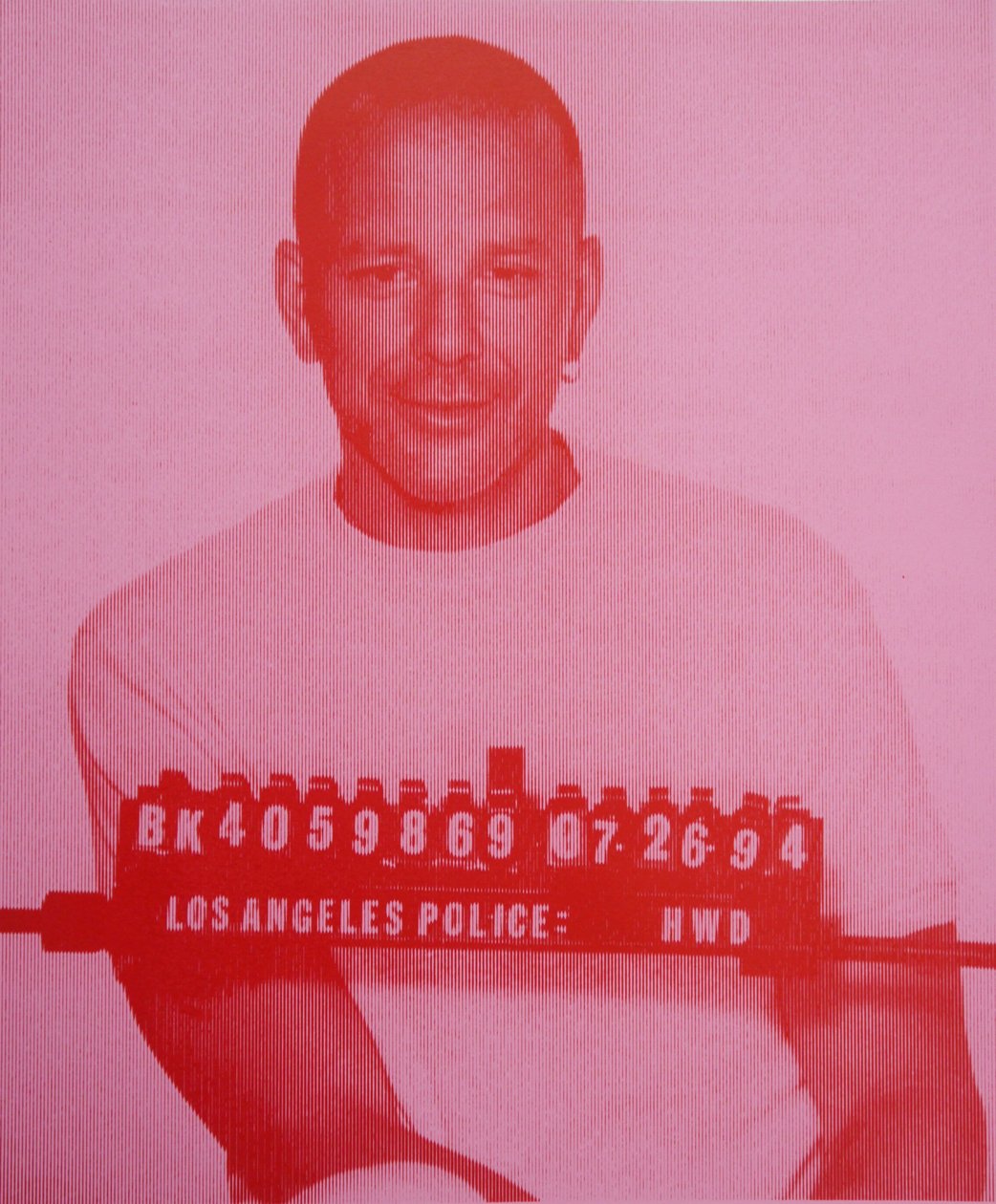 Mickey Rourke I (screen print på papir) af David Studwell