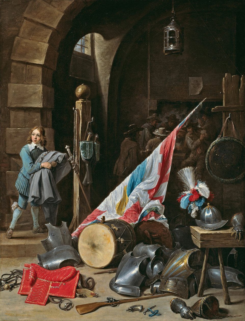 Vagthuset, 164050. af David Teniers II
