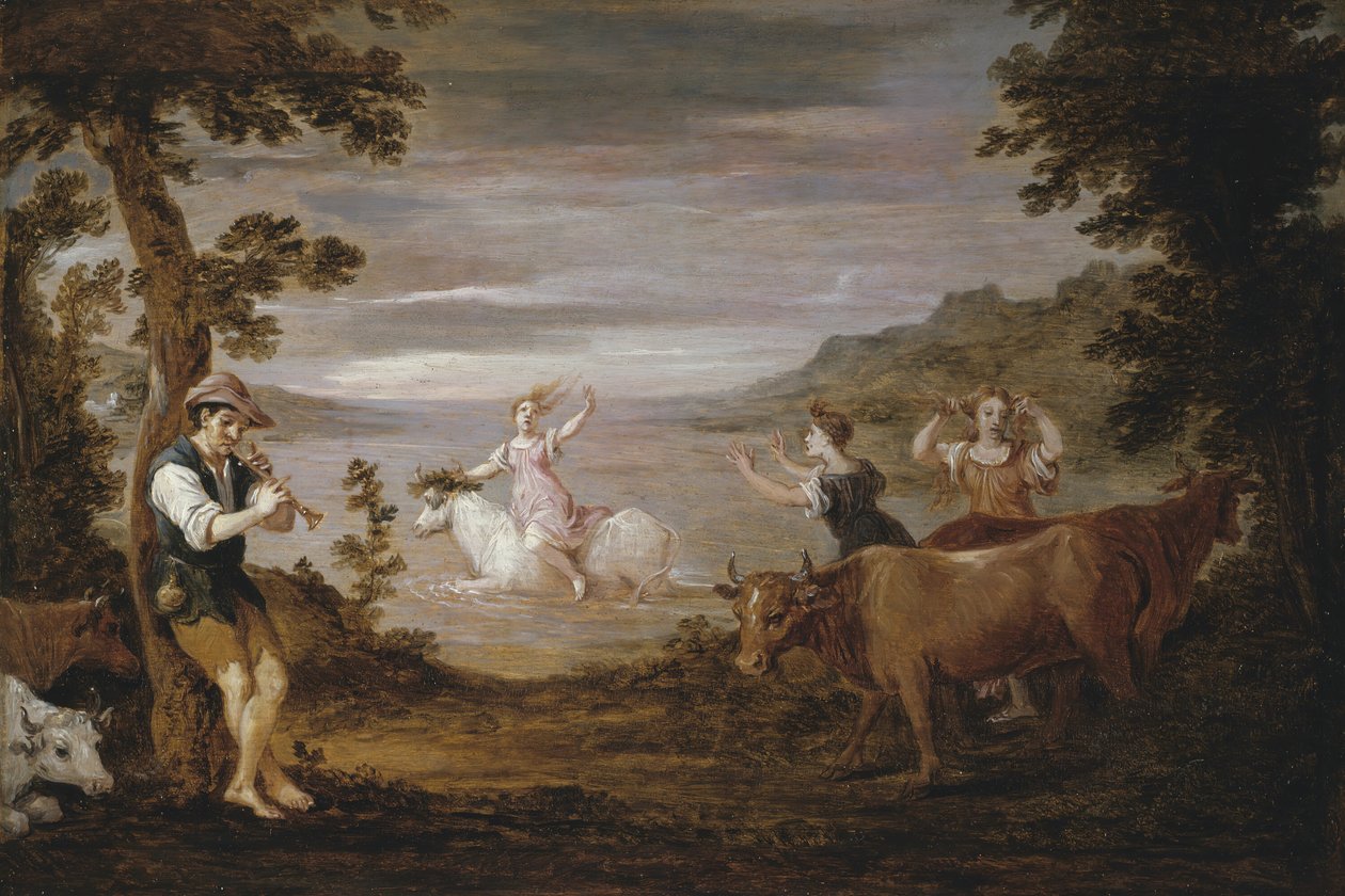 Europas voldtægt, 165456. af David Teniers II