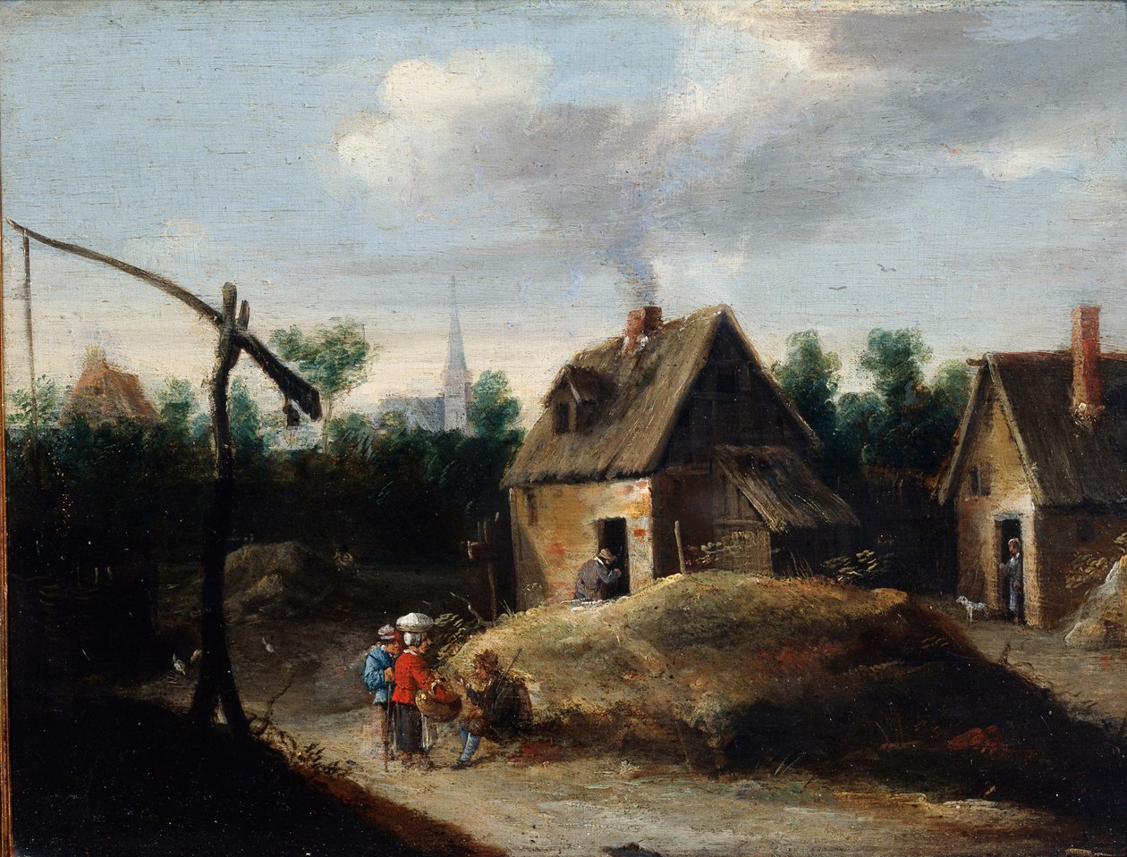 Landskab, 1600-tallet af David Teniers the Younger