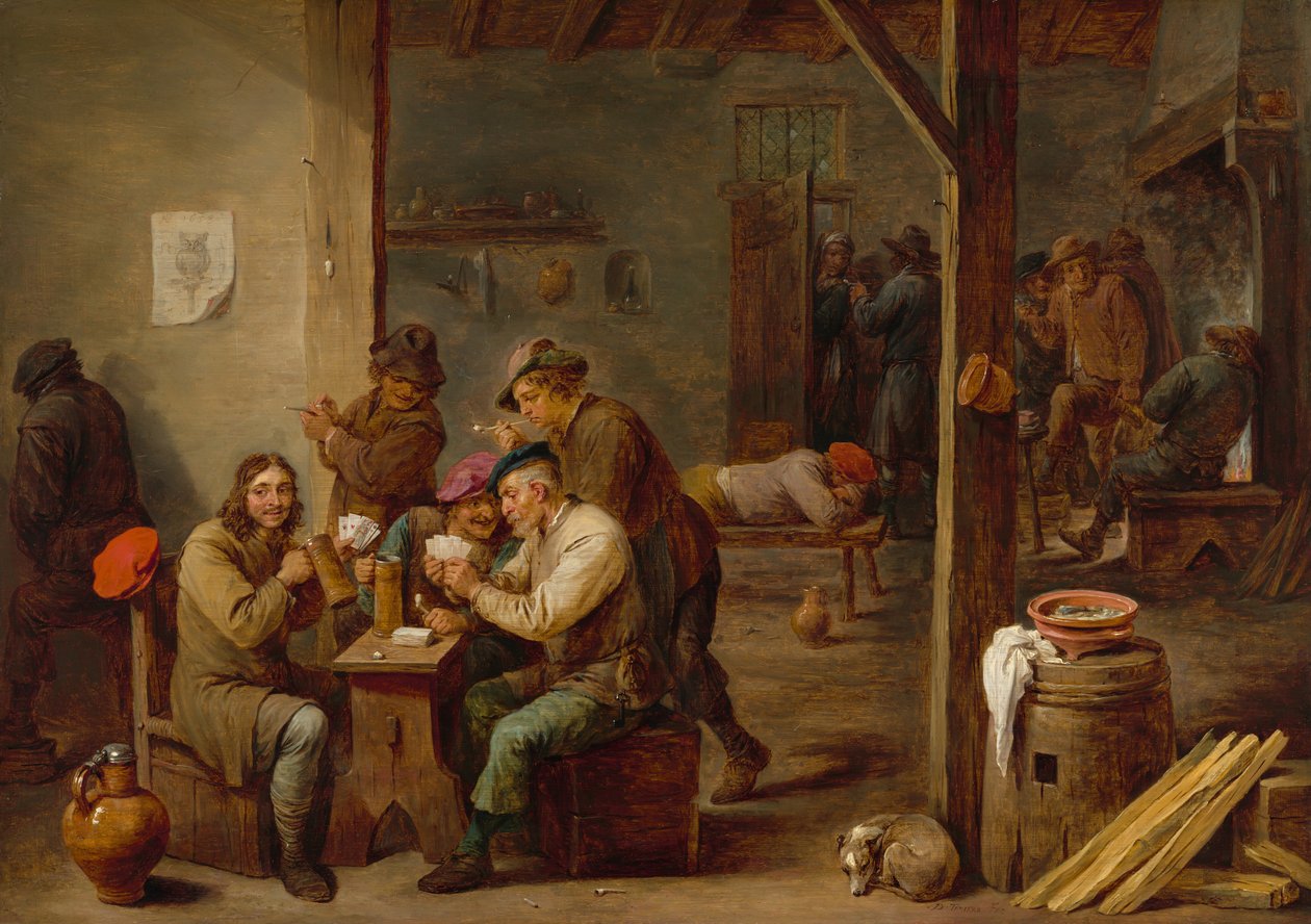 Tavern Scene af David Teniers the Younger