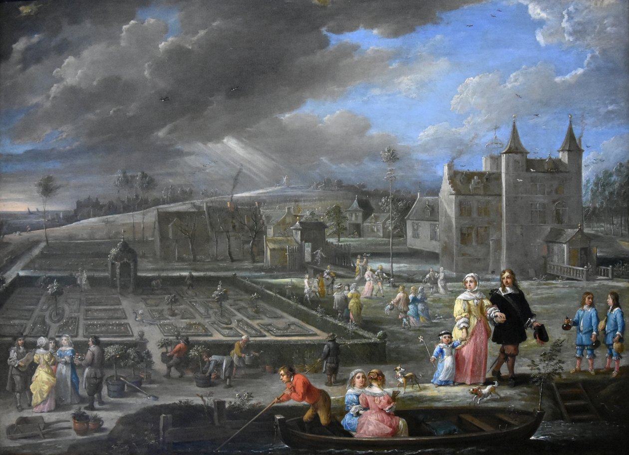 De fire årstider (forår) af David Teniers the Younger