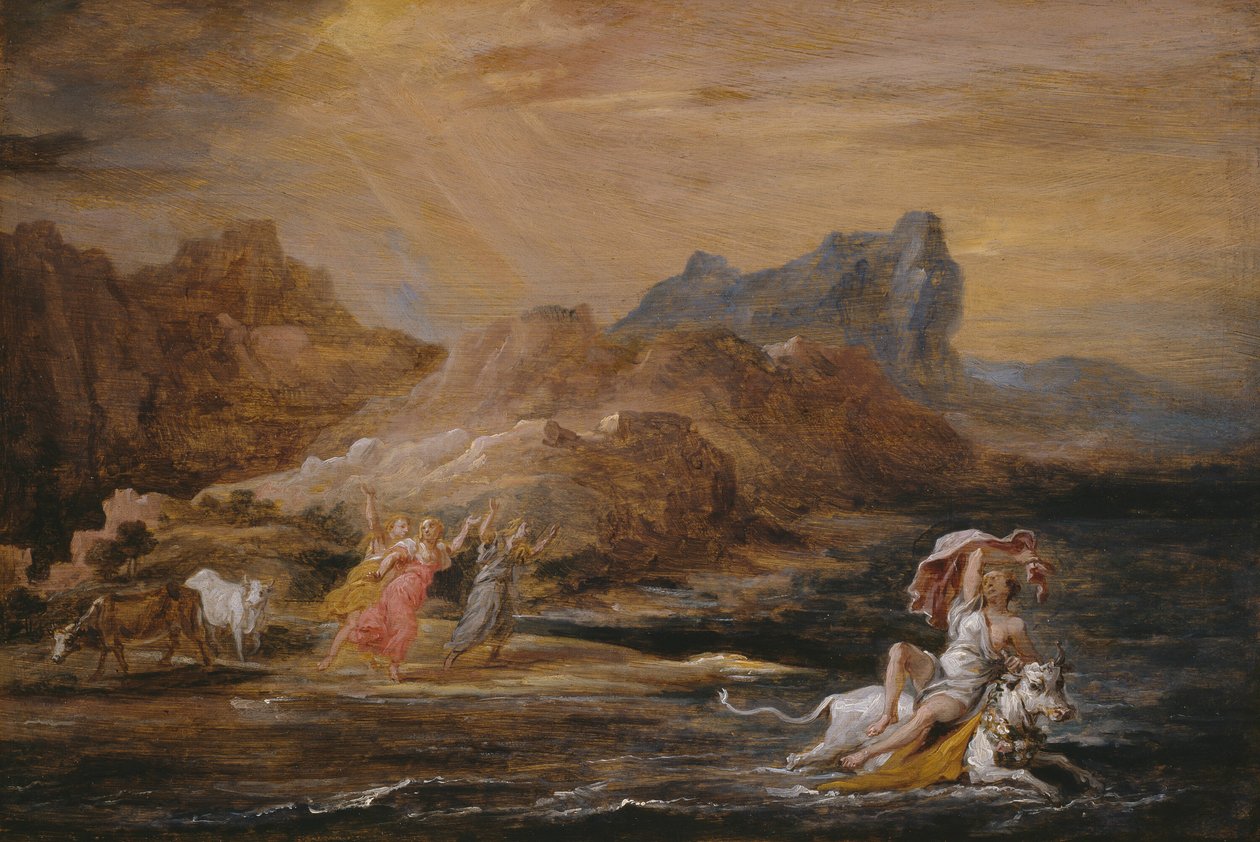 Voldtægten af Europa af David Teniers the Younger