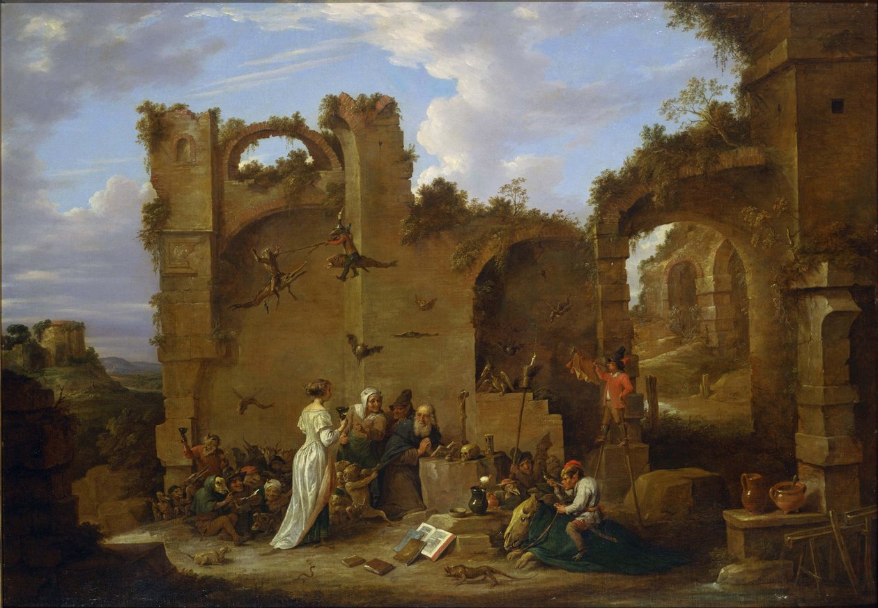 Sankt Anthonys fristelse af David Teniers the Younger