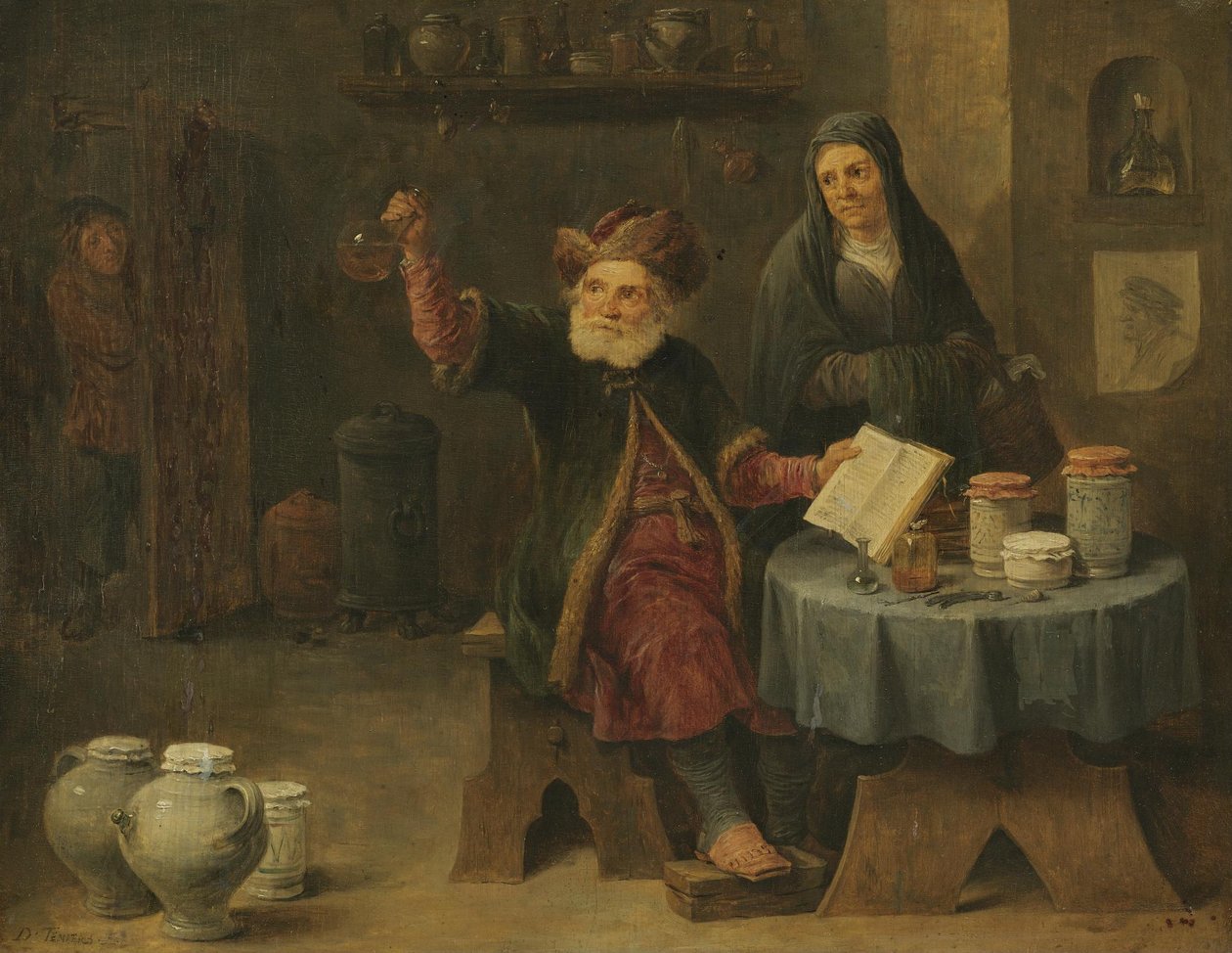Besøget hos lægen af David Teniers the Younger