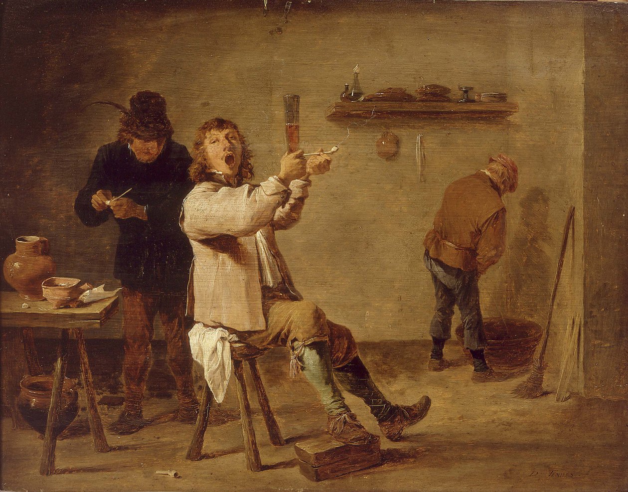 Rygerne af David Teniers the Younger