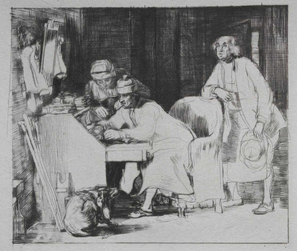 Den tabte kvittering, 1824. af David Wilkie