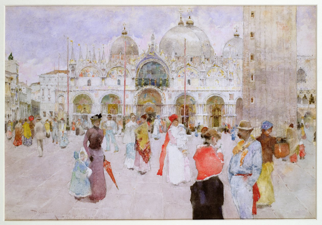 Piazza di San Marco, Venedig af David Woodlock