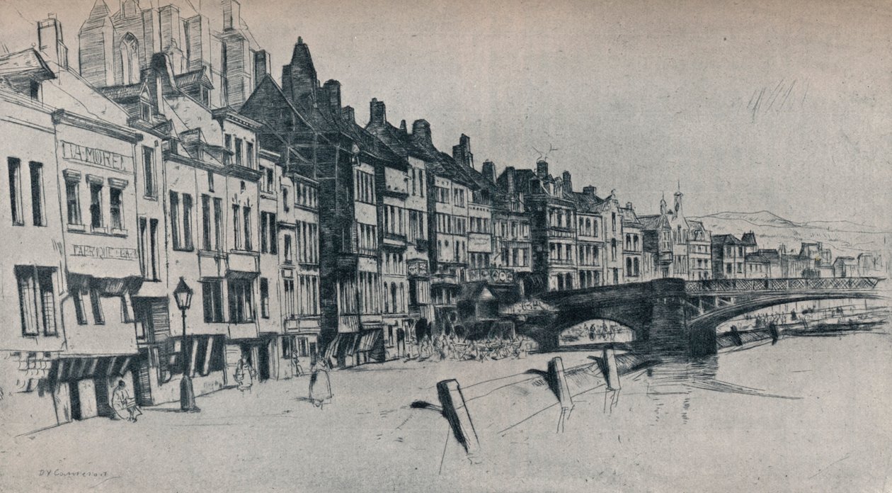 Dinant, 1907 af David Young Cameron