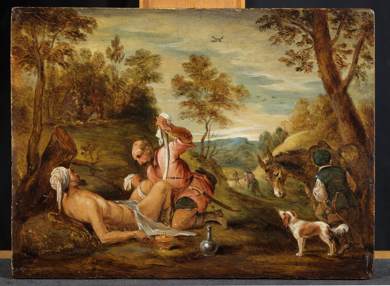 barmhjertige samaritaner, den af David Teniers the Younger