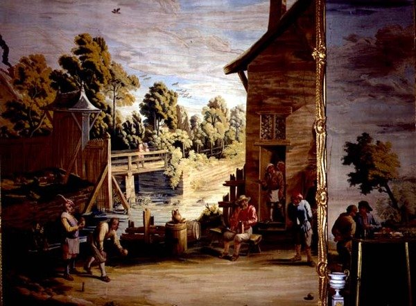 The Game of Bowls af David Teniers the Younger