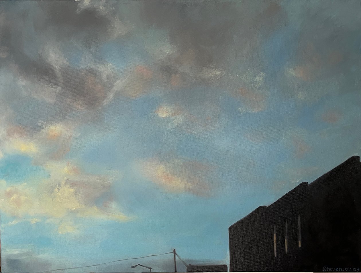 Twilight Windows, 2008 (maleri) af Deborah Stevenson